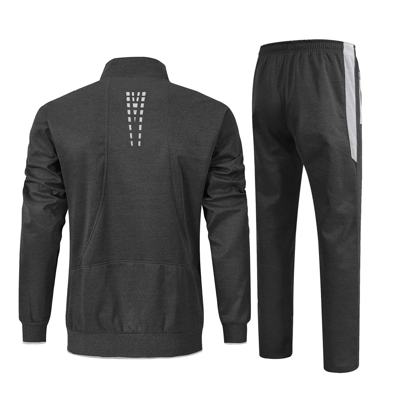 Rdruko Chándal para hombre, juego de chándal, traje deportivo de manga larga, traje de ocio para hombre, traje para fútbol y gimnasio