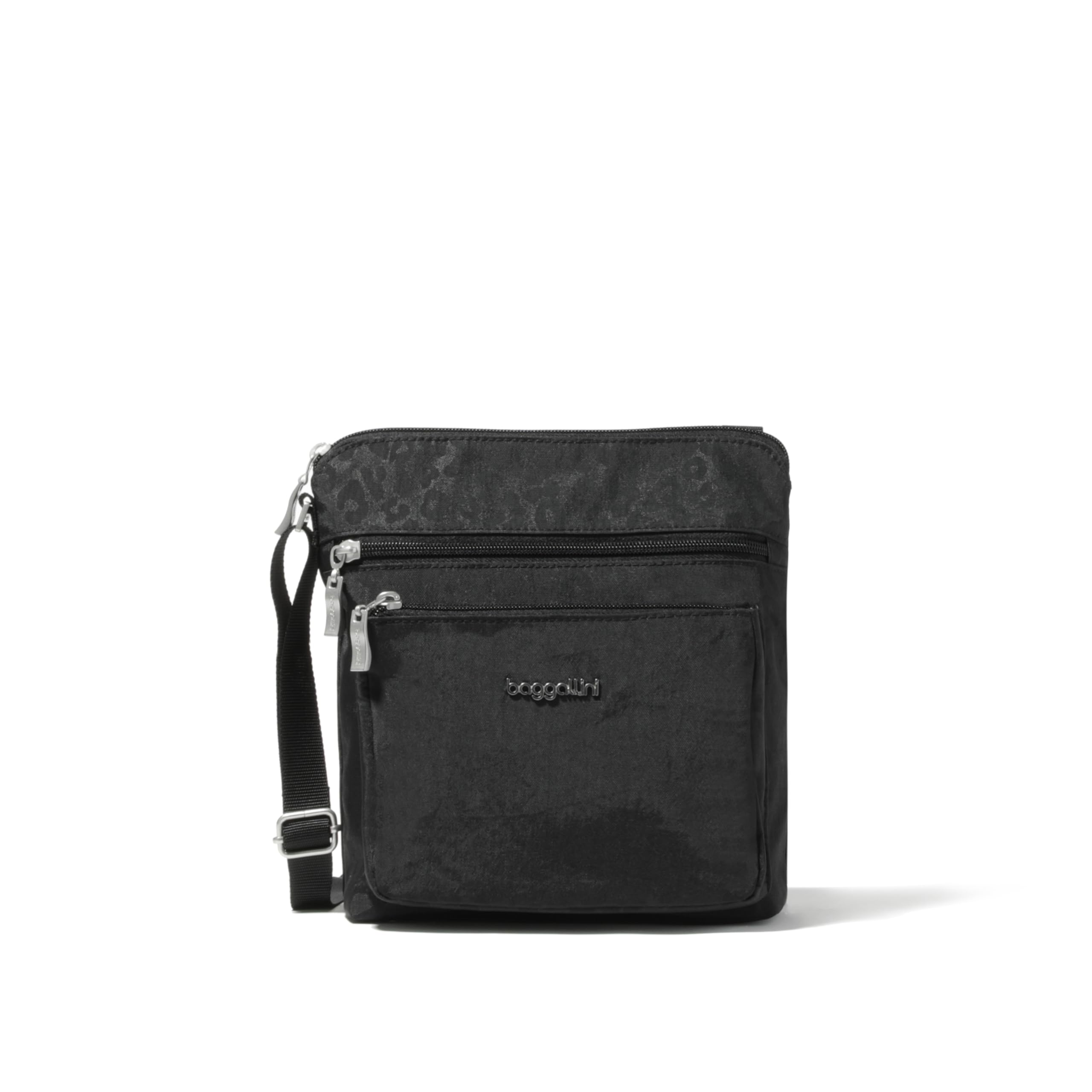 Baggallini Pocket Crossbody Travel Bag, Black Cheetah, One Size | eBay Baggallini Pocket Crossbody Travel Bag, Black Cheetah, One Size | eBay
