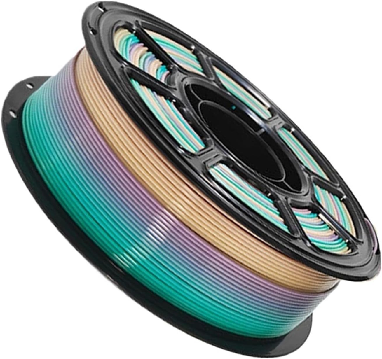 Compatible for PETG Filament 3D Printing Materials Printer 1KG Rainbow Colorful