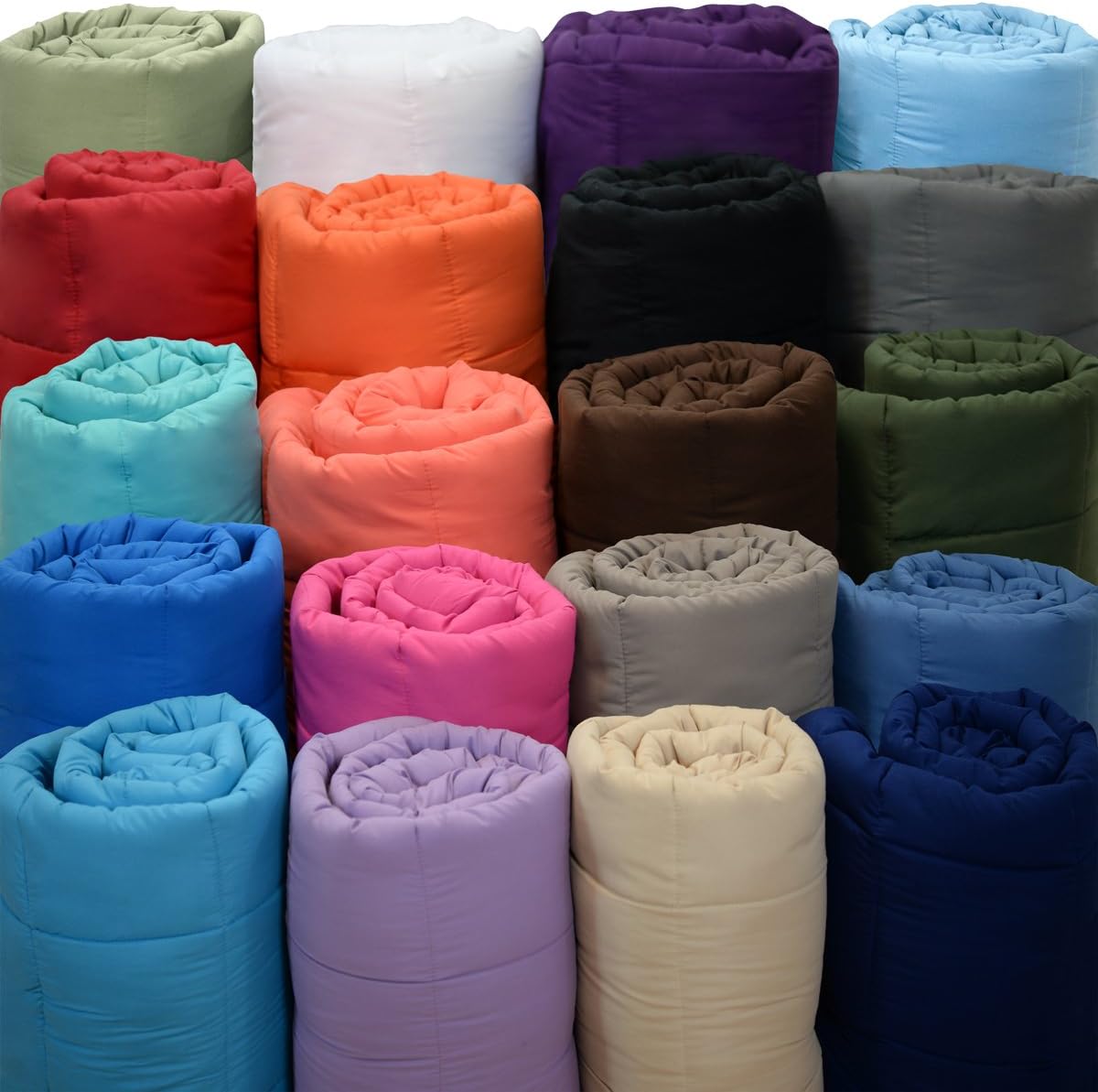 Ivy Union Twin Solid Comforter & Sham Set - Red