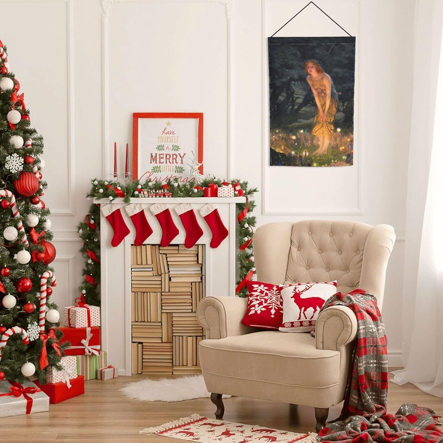 Beautiful Midsummer Eve And Many Fairy In Night Garden Flag 12x18 Inch Double Sided Vertical Decoration Yard Small Flag For Outside Holiday Seasonal Outdoor - Image 5