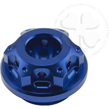 Blue CNC GP Engine Oil Cap CNC Aluminum Filler For Kawasaki Ninja ZX EX Seal