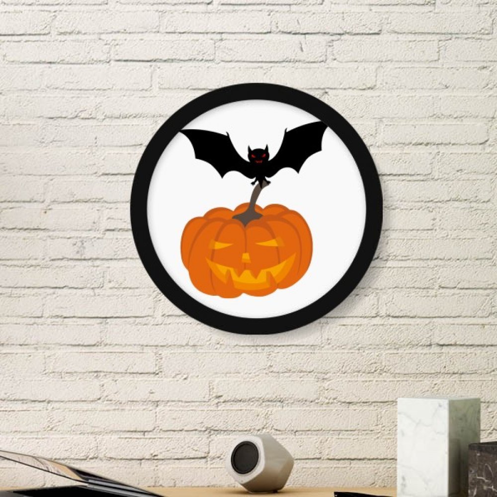 Peintures accueil stickers muraux motif chauve-souris d'halloween rond