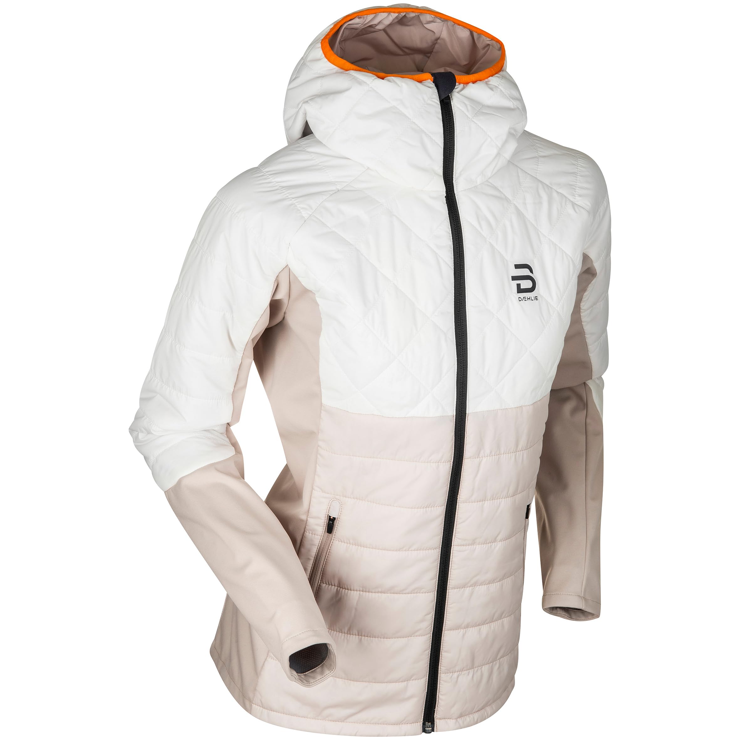 B DÆHLIE Daehlie Graphlite - Chaqueta ligera acolchada con capucha para mujer, abrigo de invierno para exteriores
