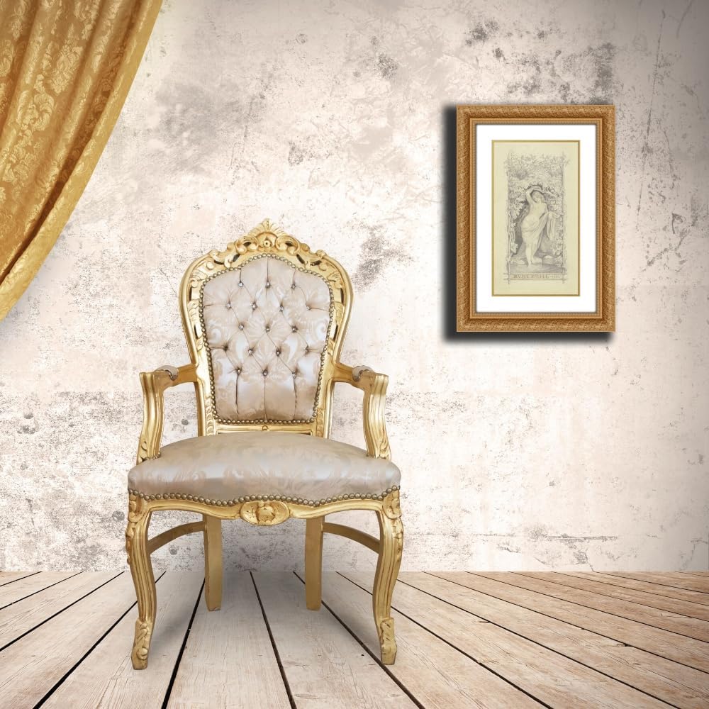 ArtDirect Rübezahl (ca 1845) Custom Framed Art Print Giclee Print or Canvas Options with Various Sizes and Customization by Adrian Ludwig Richter
