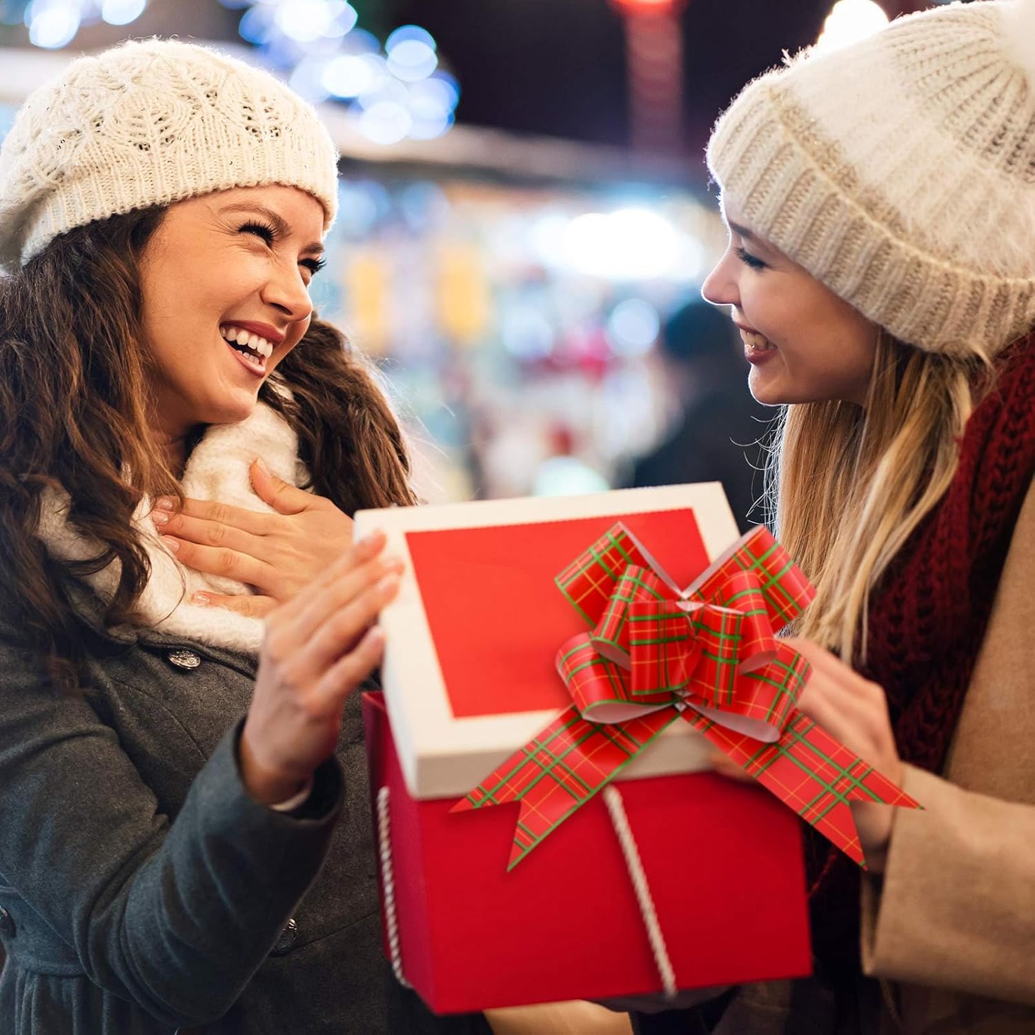 Geelin 20 Pcs 6 Inch Pull Bows for Gift Wrapping Xmas Wrapping Decoration Present Large Bow Bulk for Presents Package Gift Baskets Valentine's Day Wedding Party Decor - Image 5