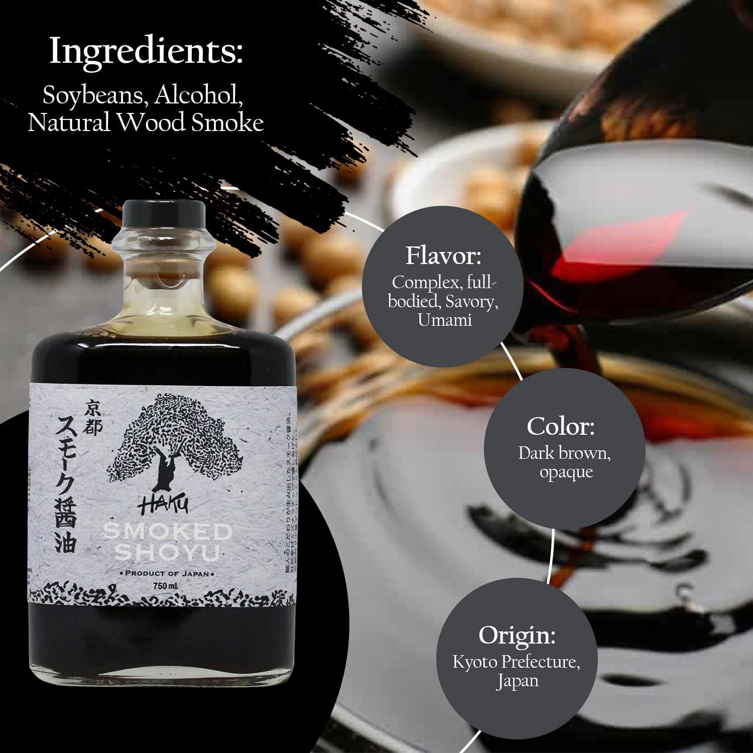 Smoked Shoyu Soy Sauce - 750 ml
