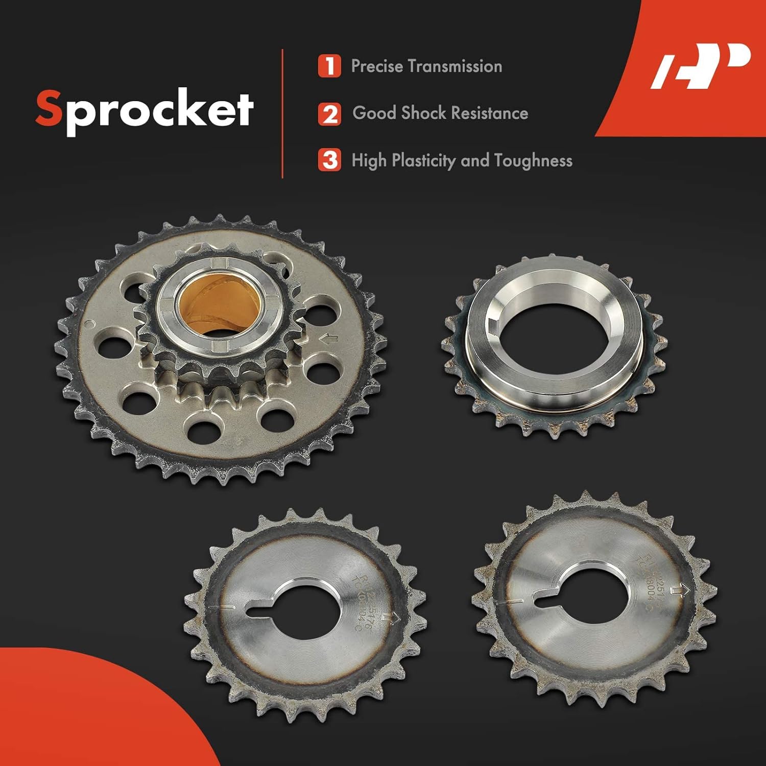 A-Premium Engine Timing Chain Kit W/Sprocket & More [fits DOHC, 4Cyl 1.8L 2.0L 2.3L] Compatible with Chevy Tracker 99-03 & Suzuki Aerio 02-07, Esteem 99-02, Sidekick 96-98, SX4 07-09, Vitara 99-03
