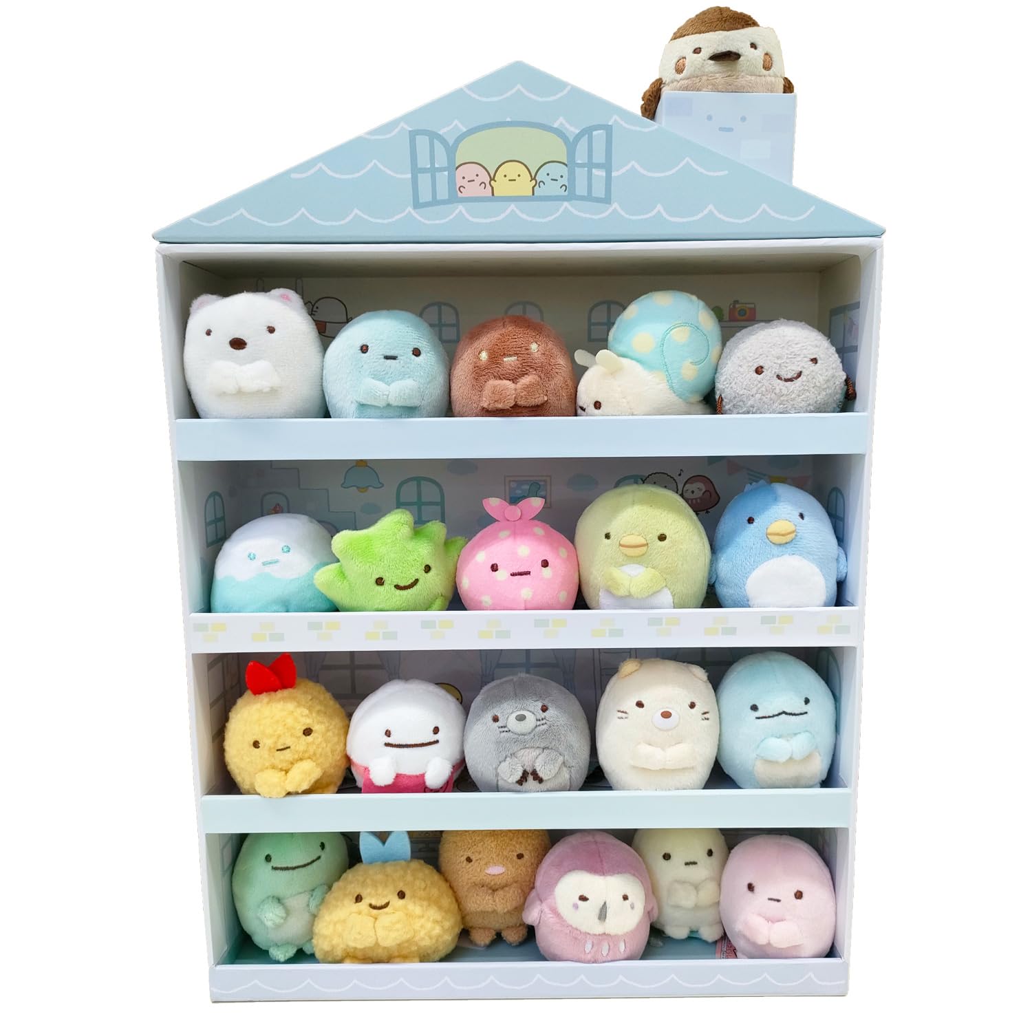 すみっコぐらし　すみっコハウスケース　てのりぬいぐるみ　22点セット Amazon.co.jp: サンエックス すみっコぐらし てのりぬいぐるみ 22種