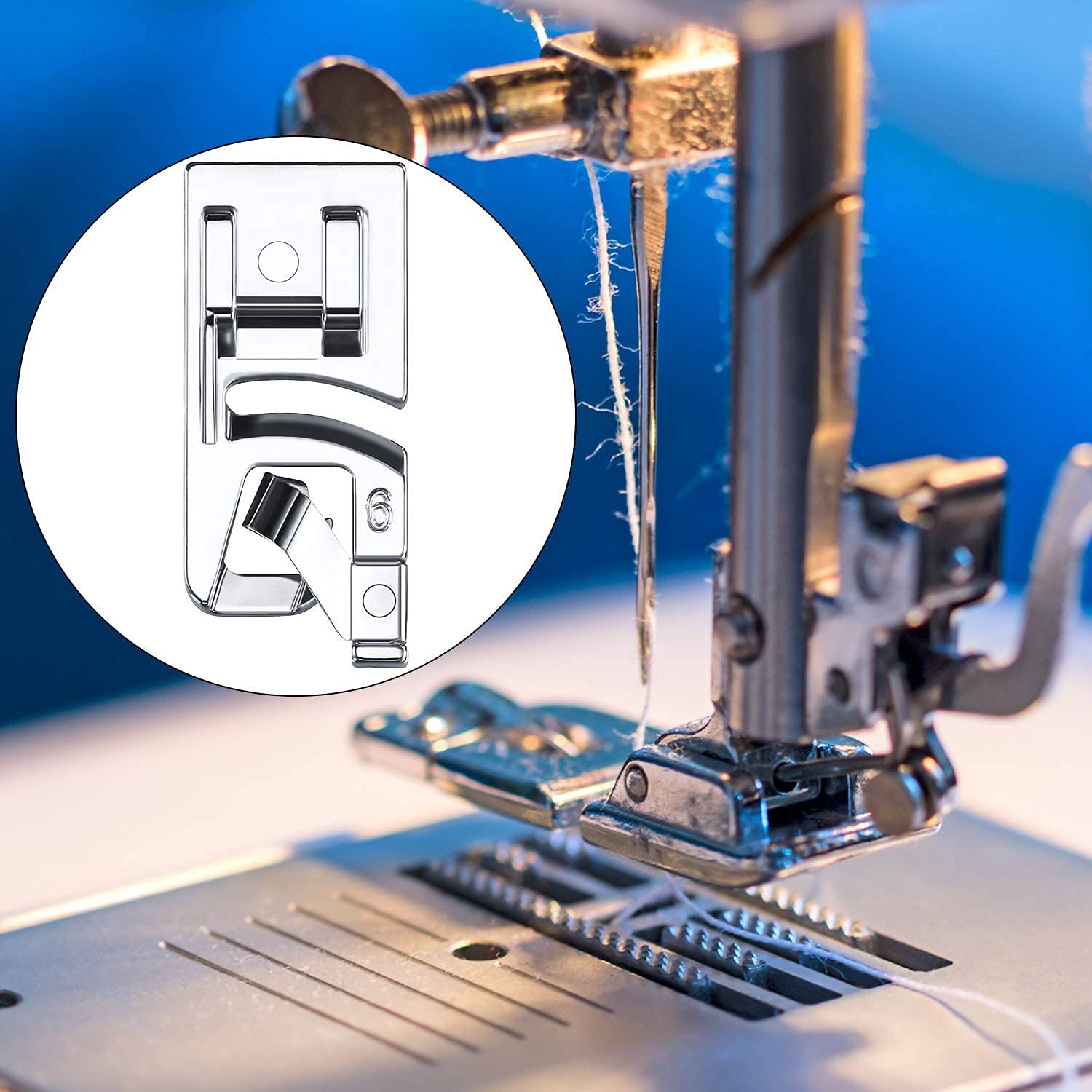 Jasol Steel Pico Snap-on Foot for Picko All Automatic Sewing Machines Rolled Hem Sewing Machine Presser Foot Set Suitable for Household Multi-Function Singer Usha Brother Janome Rajesh Pack of 3 — Amazon image 5
