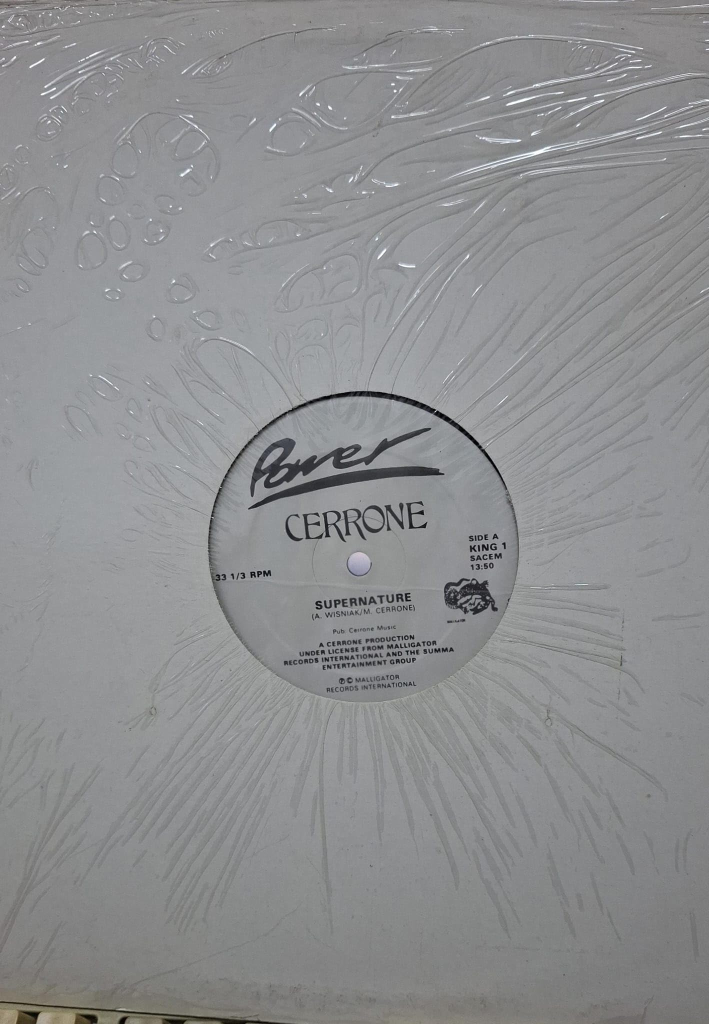 CERRONE LOVE IN C MINOR + SUPERNATURE MAXI SINGOLO IN VINILE-NUOVO E SIGILLATO-