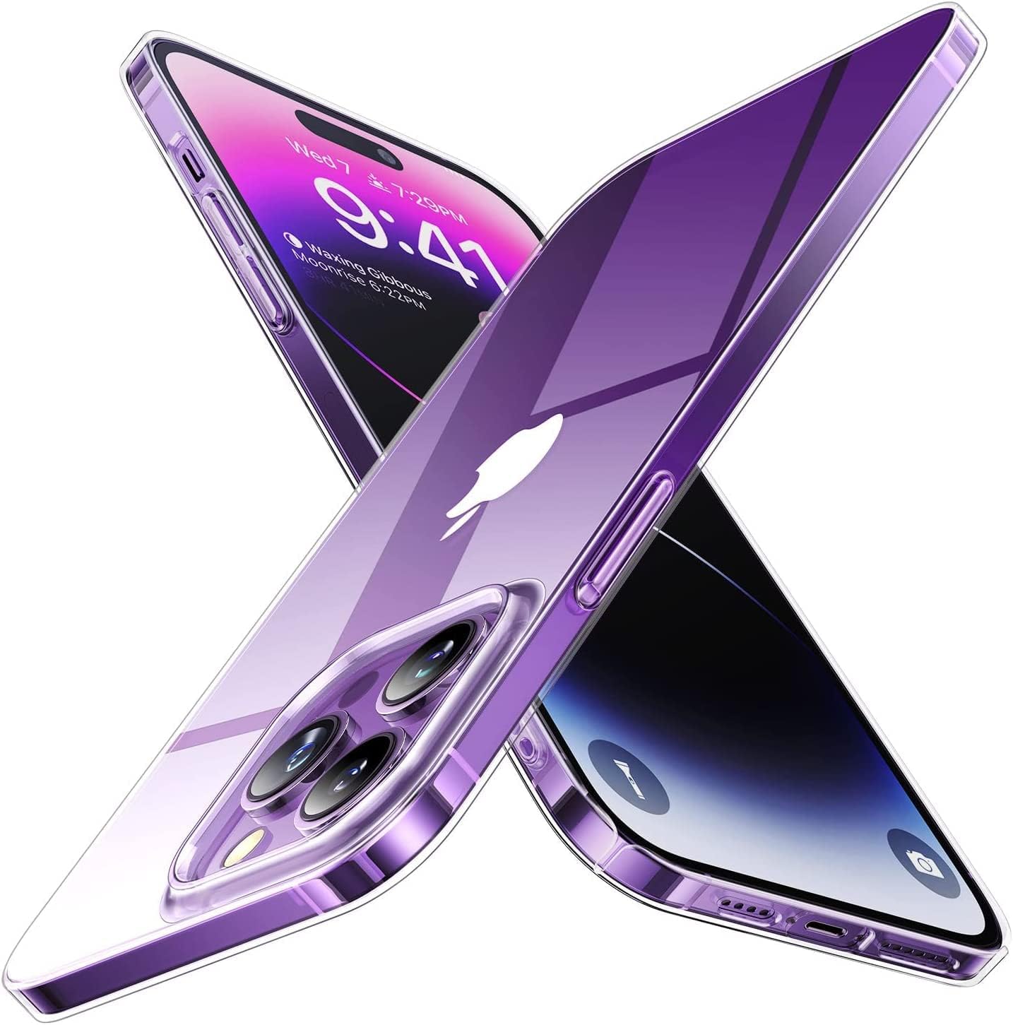 TORRAS Slim Fit Designed for iPhone 14 Pro Max Case 6.7 inch, Ultra-Thin 14 Pro Max Case 2022, Lightweight Hard PC Cover Phone Cases for iPhone 14 Pro Max Phone Case Clear, OriginFit