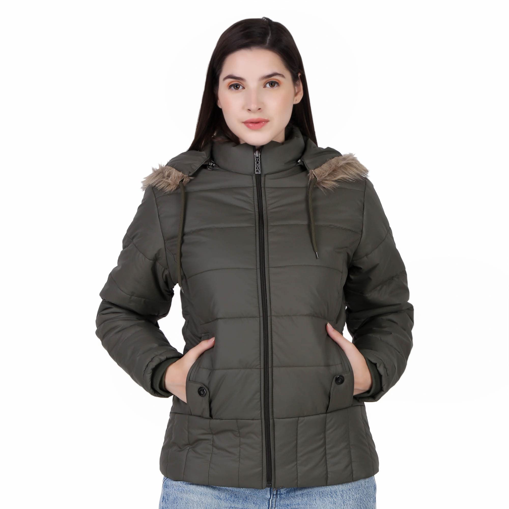 oh yes Full Sleeve Solid Women Parka Jacket-picture-16