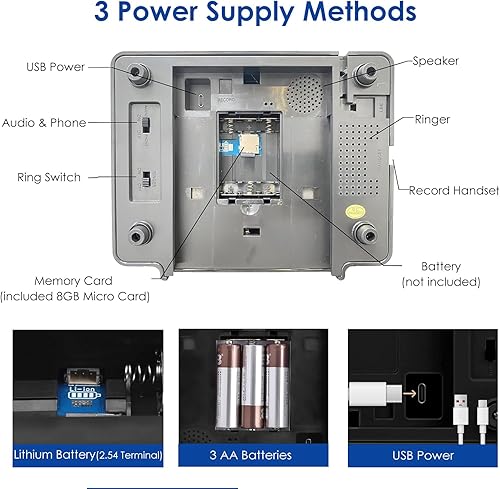 Miniatura 4 de Libro de invitados de audio, audio, libro de visitas, bodas, registro, mensajes de audio personalizados, alternativas de libro de visitas, teléfono