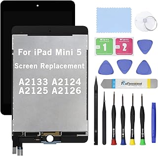 7.9" Screen Replacement for iPad Mini 5 A2133 A2124 A2125 A2126 LCD Display Glass Touch Digitizer Premium Kit with Tools - Black