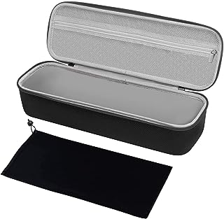 MOSISO Hard Travel Case Storage Bag Compatible with Revlon One-Step Hair Dryer Brush 1.0 & Plus 2.0, EVA Carrying Case Cover Protective Hard Shell Sleeve with Hot Air Brush Pouch, Black
