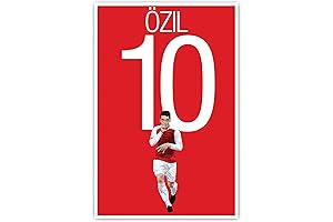 Arsenal Ozil Poster - A Stunning Tribute to a Legendary Midfielder