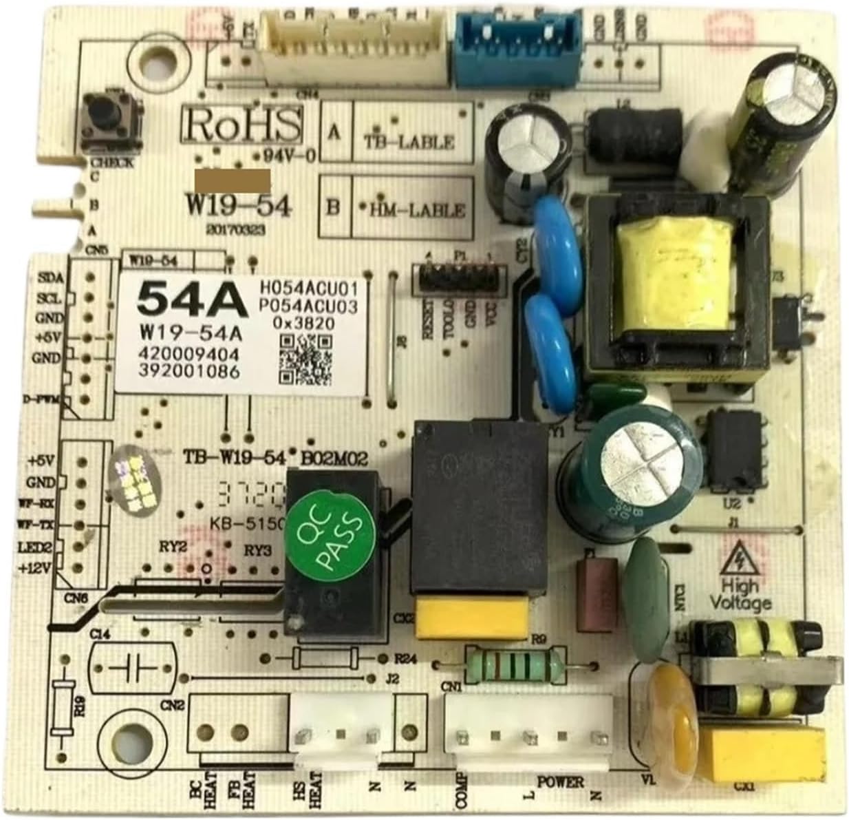 1pc Used for Refrigerator Control Board W19-54A Circuit PCB Fridge Motherboard Freezer Parts