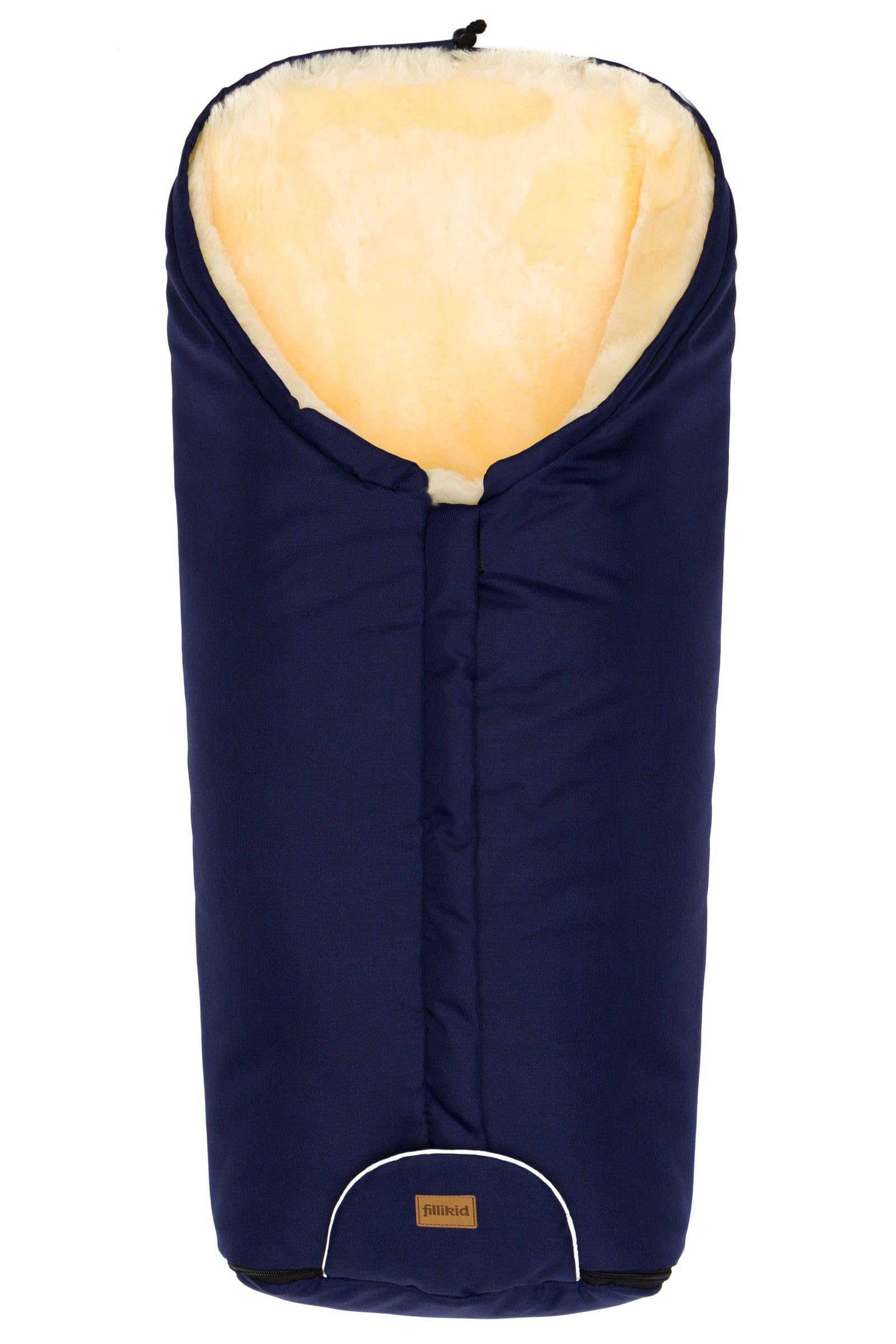Fillikid Winterfußsack Tacama Exklusiv, Lammfell | Für Kinderwagen & Buggy, atmungsaktiv, wind- & wasserabweisend