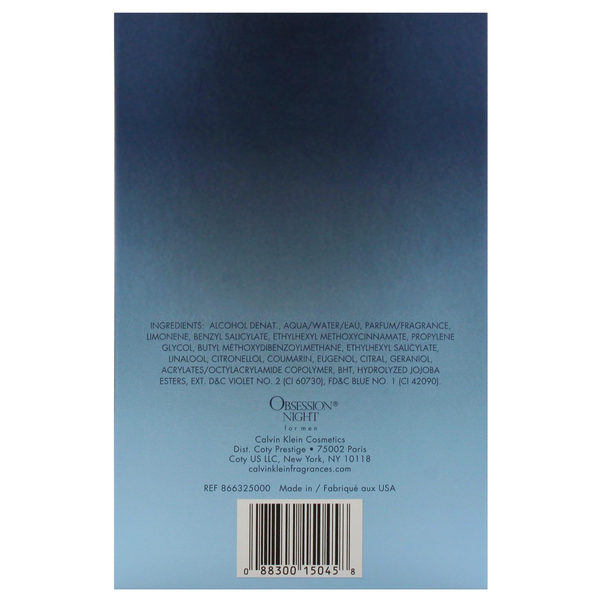 Calvin Klein Obsession Night for Men 125ml, 1er Pack (1 x 125 ml)