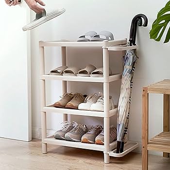 傘立て付きシューズラック（背面追加） 傘立て付きシューズラック（背面追加） - メルカリ