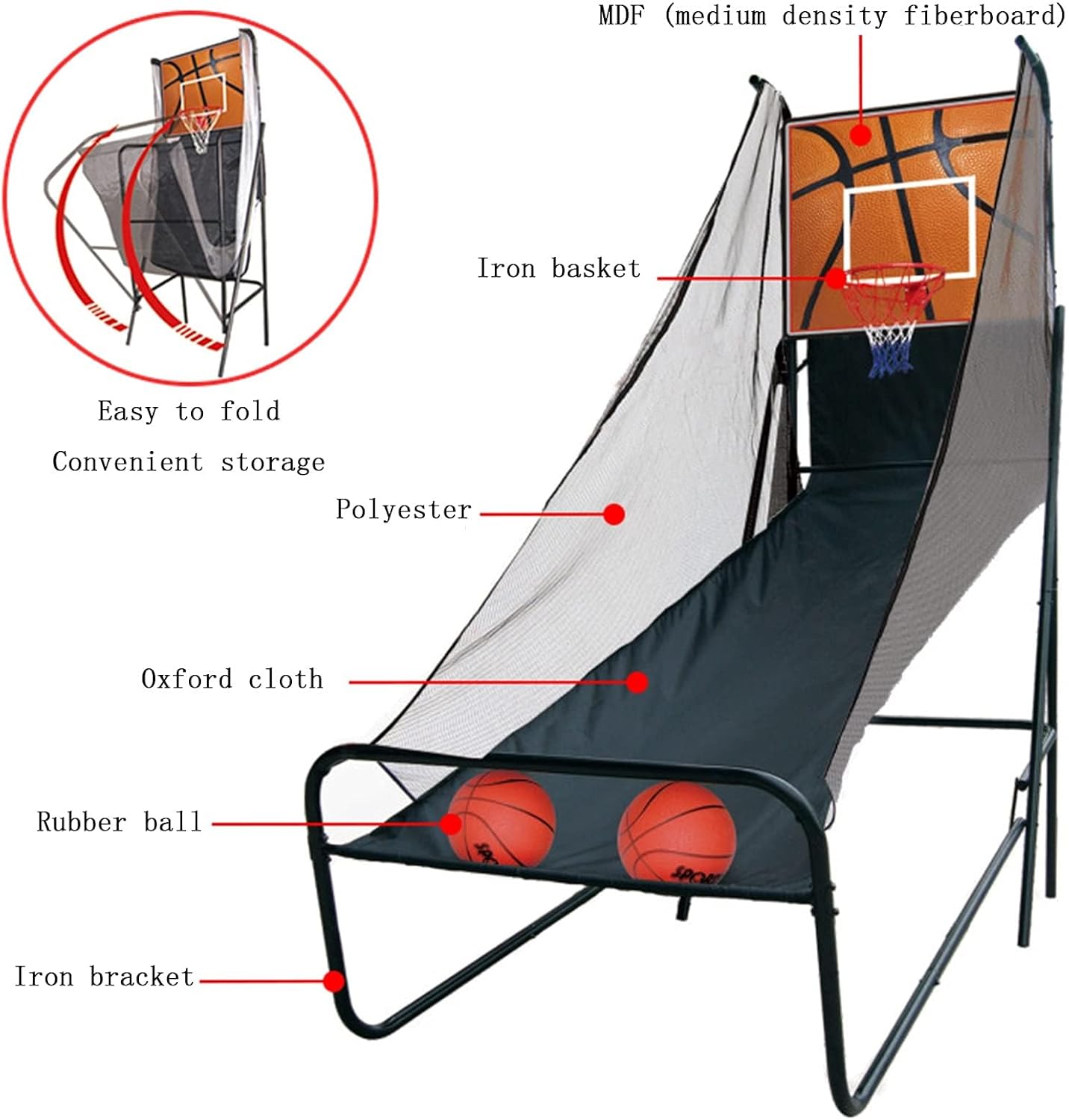 バスケットゴール 屋外 練習用 最短135CM 高さ調整210CMや260CMもあり