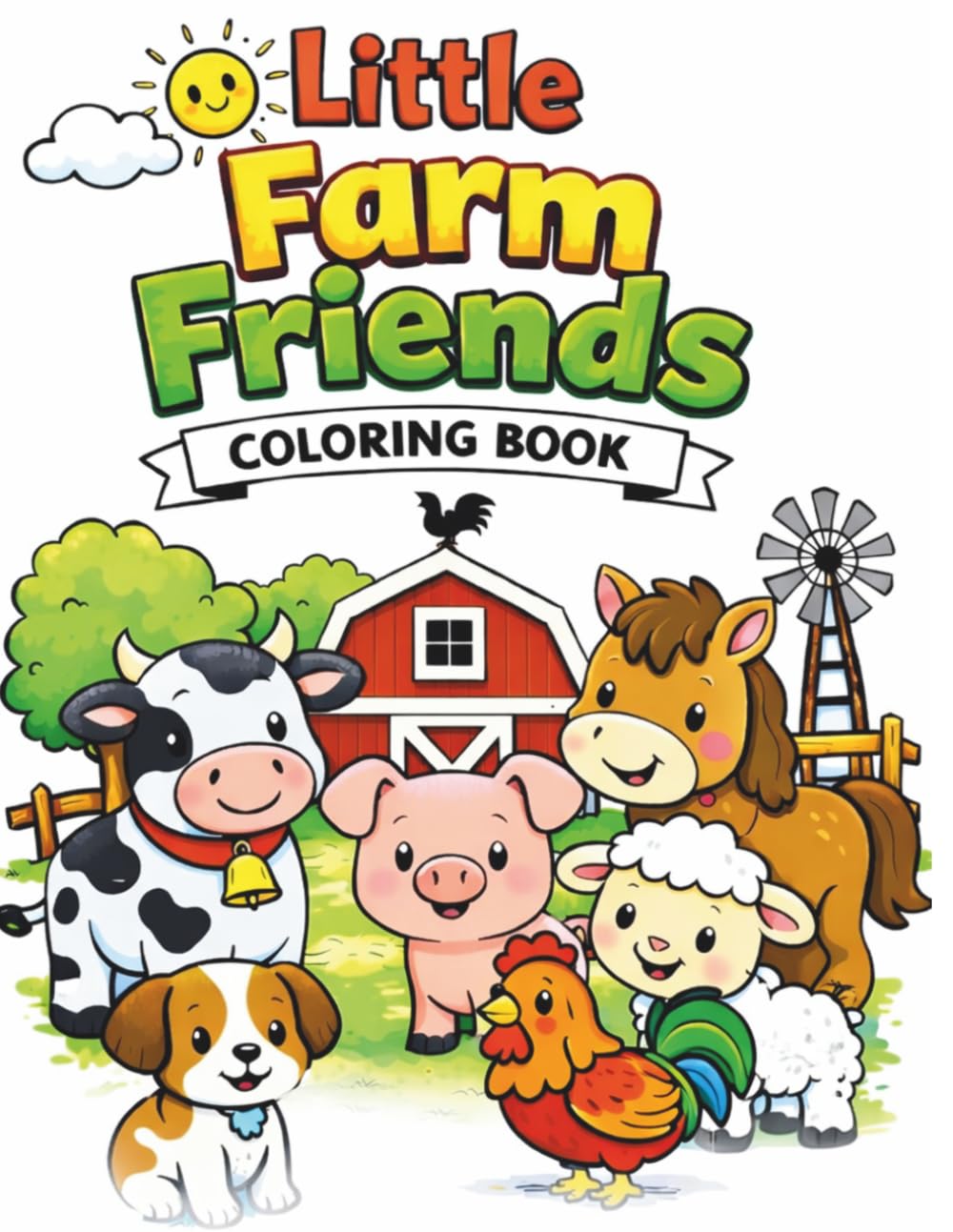 LIttle Farm Friends: Coloring Book
