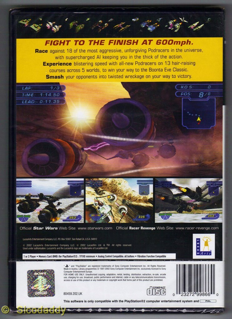 Köp PS2 Star Wars - Racer Revenge - Concept Entertainment
