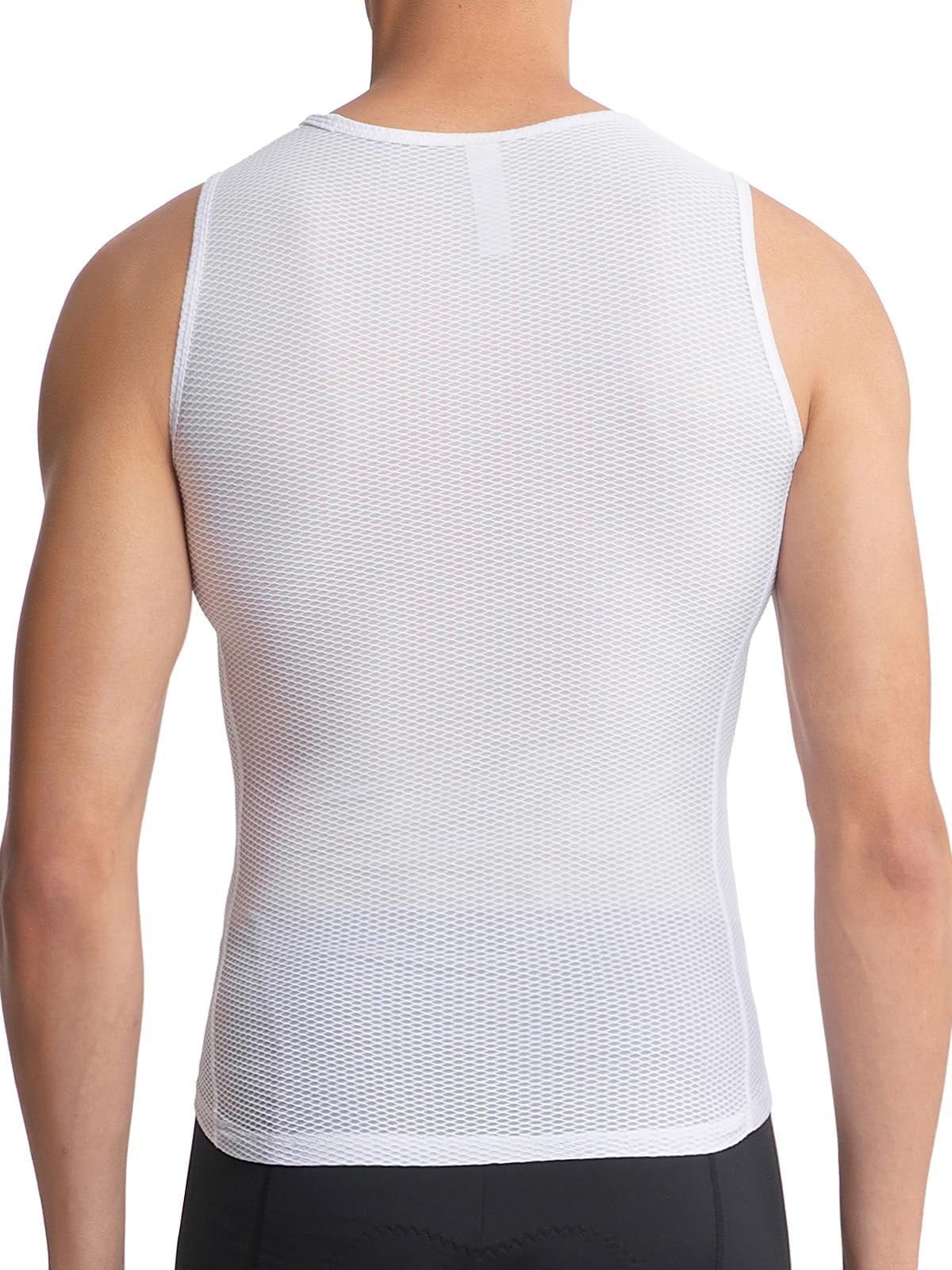 Été Gilet de cyclisme Mens Cool Mesh Base Layer Manches Légères Respirantes Maillot de cyclisme Bike Vest 4033