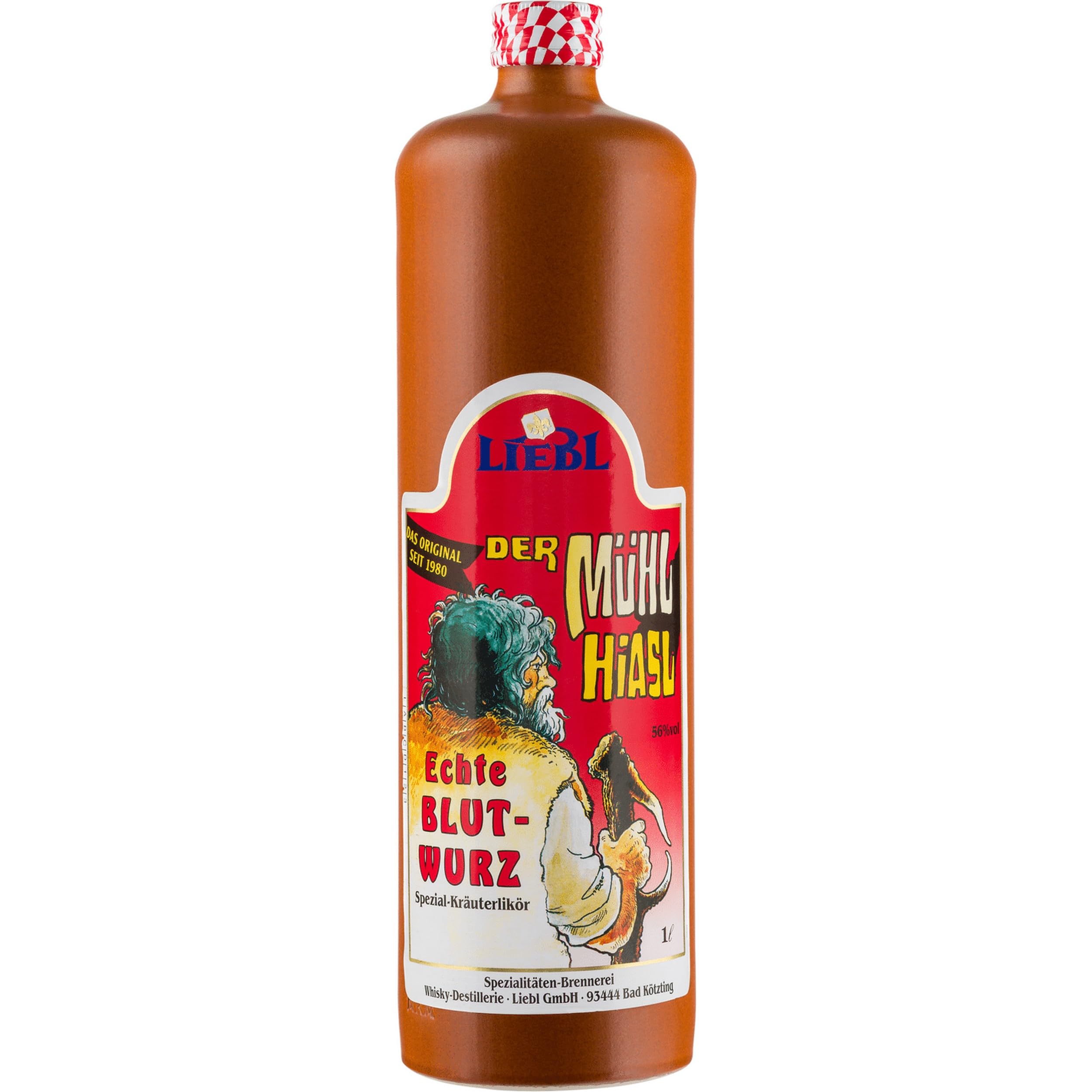 Liebl Echte Blutwurz Likör Bayrischer Wald Deutschland inkl. FeinWert E-Book (1 x 0.7 l)