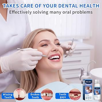Temporary Tooth Repair Kit for Missing & Broken Teeth - Food Grade Silicone Filler, Temporary Tooth Filling - DIY Tooth Repair - 30g