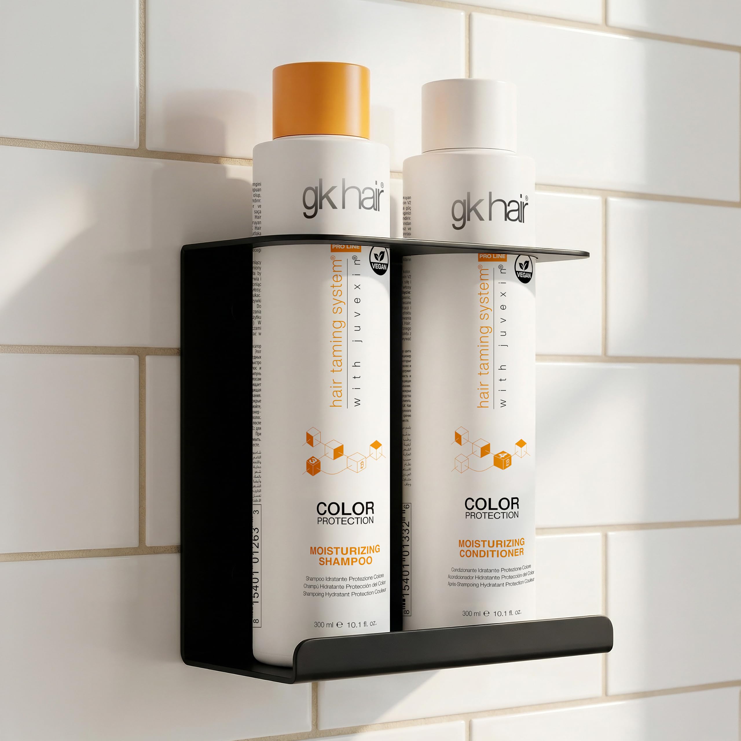 GK HAIR Szampon nawilżający i odżywka, bez siarczanów i parabenów, z olejkiem arganowym, 300 ml