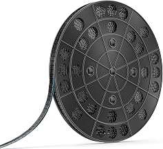GAsuppply 6 kg Balancing Weights Black I Roll of Adhesive Steel Weight Tape with Removable Rim 1200 x 5 g Zinc Plated and Laminated