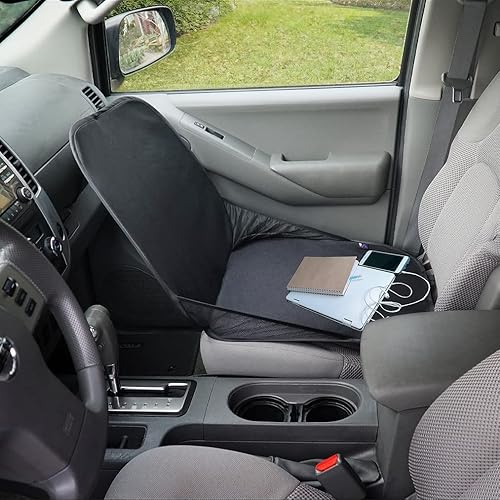 Soom Organizador de asiento delantero para automóvilsoporte de carga Soporte de asiento de pasajero para automóviles SUV o semirremolques