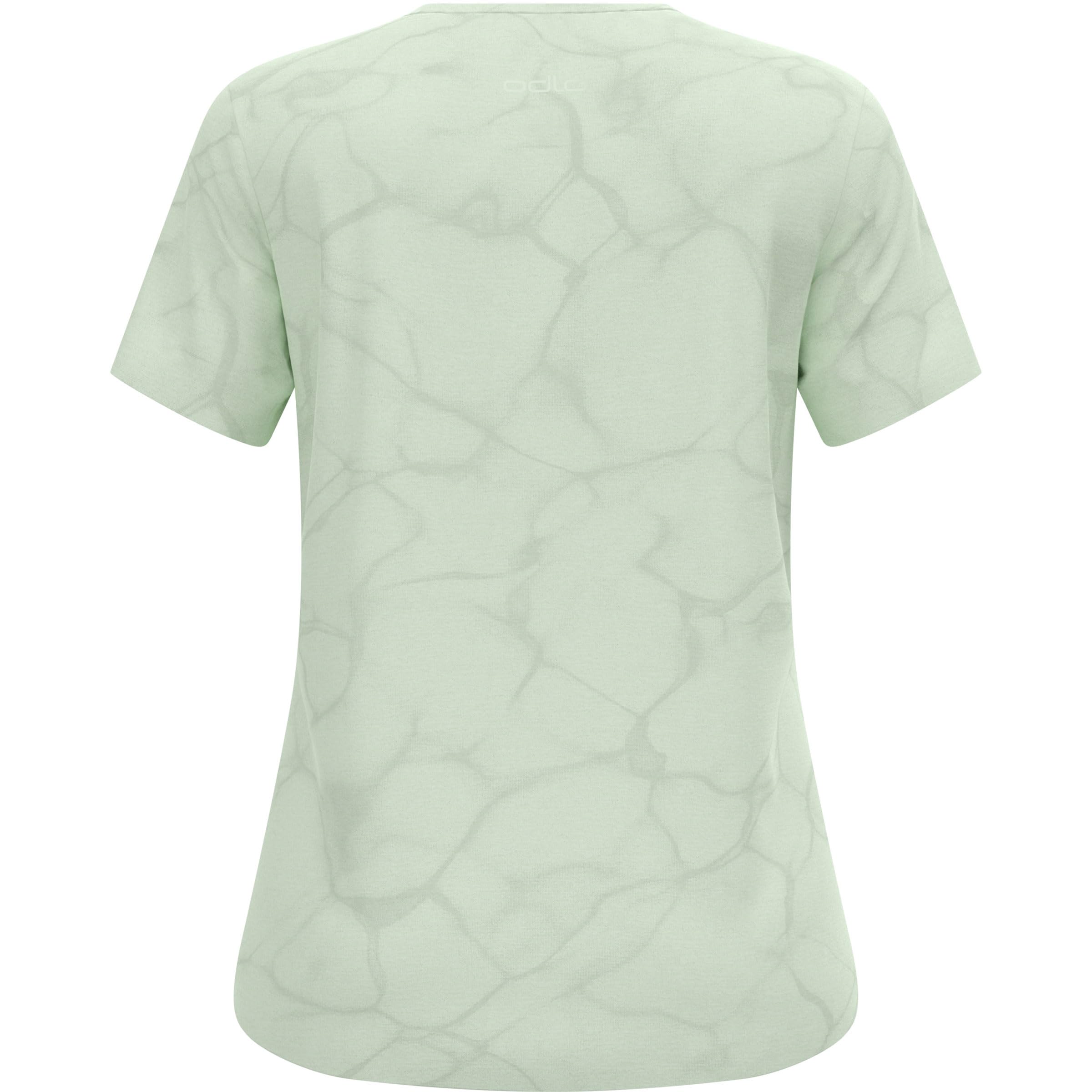 Odlo Zeroweight Engineered Chill-Tec Laufshirt Damen Salbei - Ambrosia Melange M