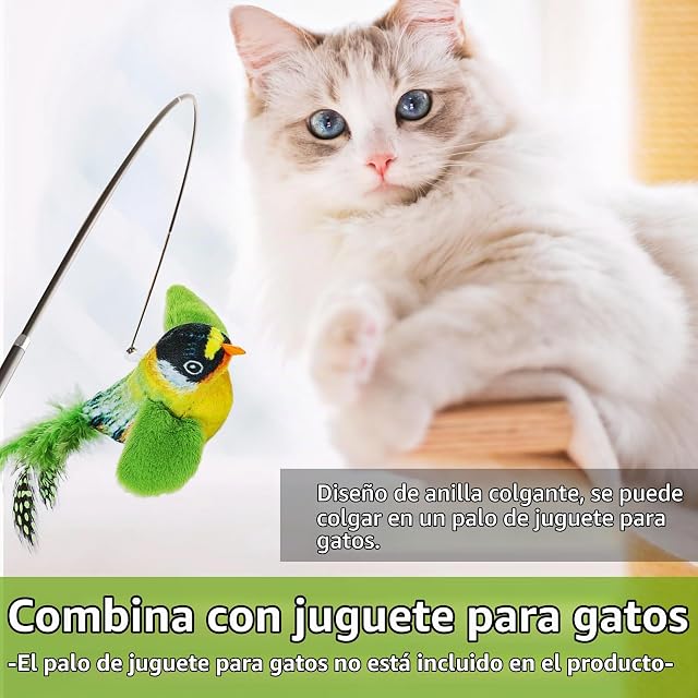 Foto 6 de 6 de Chongxi Juego de Juguetes Interactivos para Gatos de 2 Unidades