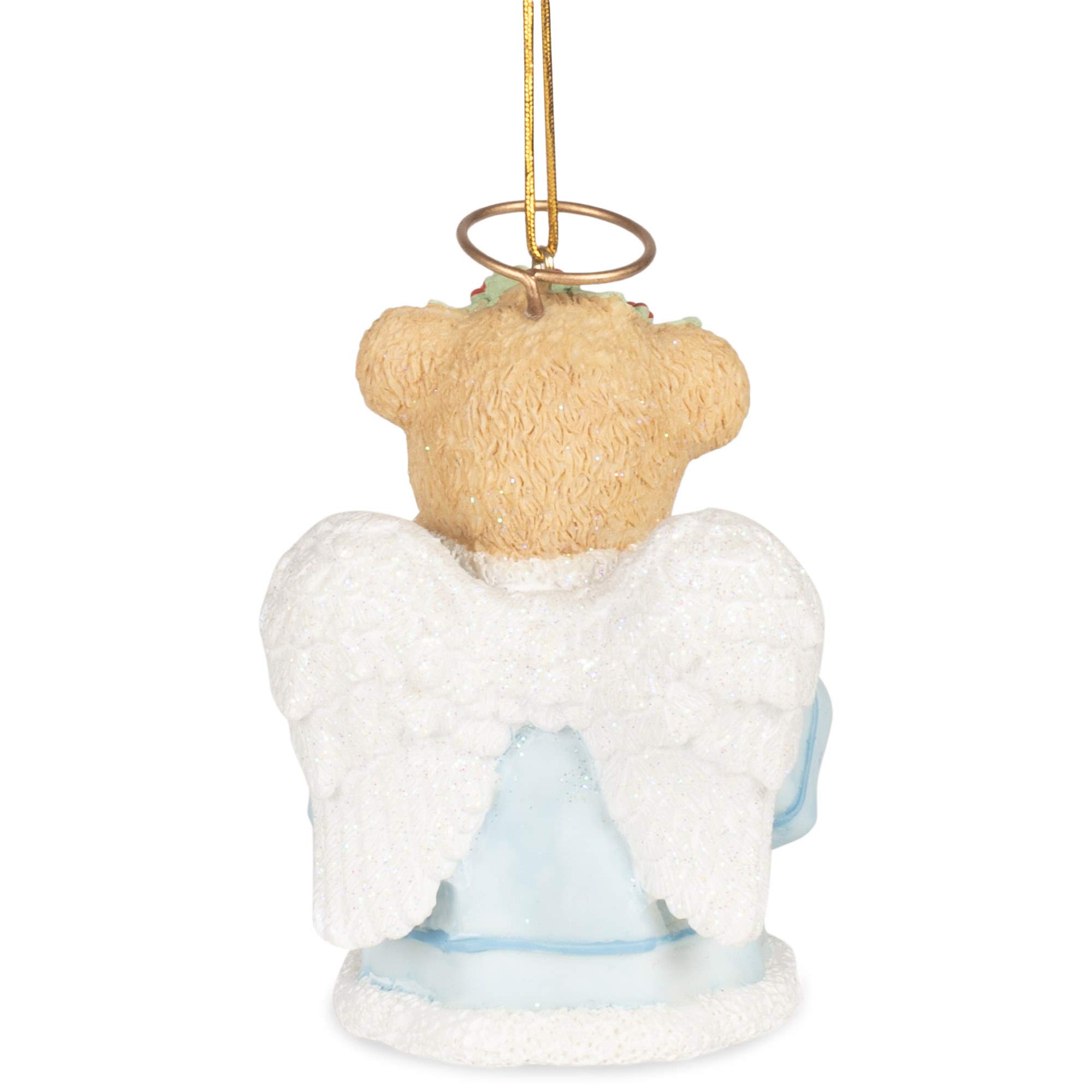 Campanello D'Angelo Roman 133470 - Cherished Teddie, Altezza 9,5 Cm, Multicolore, In Resina - 3