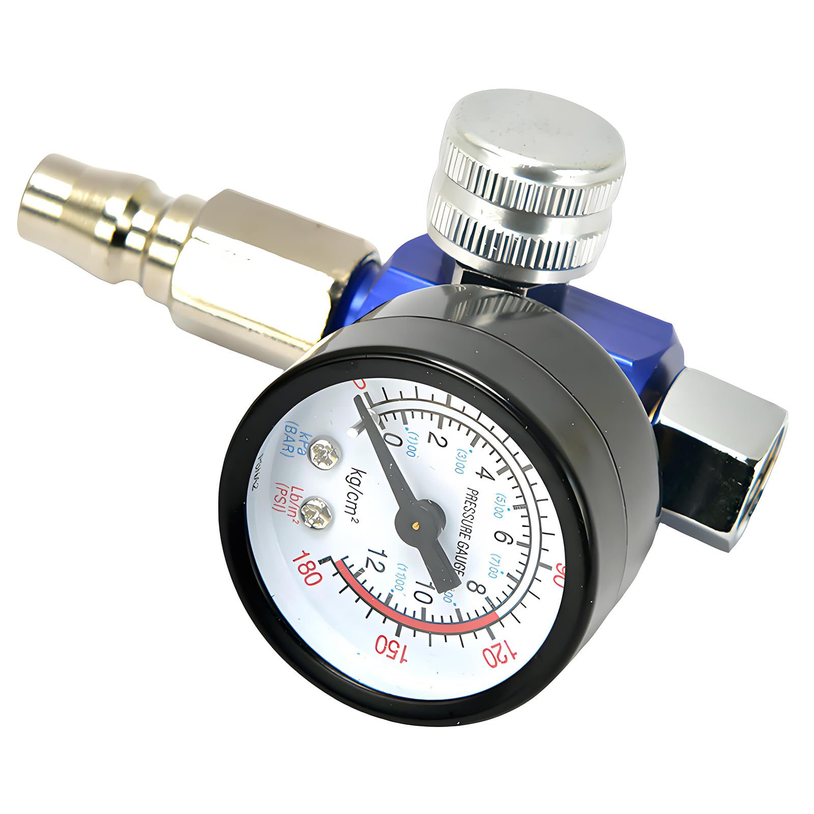 Precisely Paint Sprayer Tool Regulator 180PSI Adjustable Airflows Control Sturdy Metal Design for Consistent Sprayer Paint Sprinkle Regulator