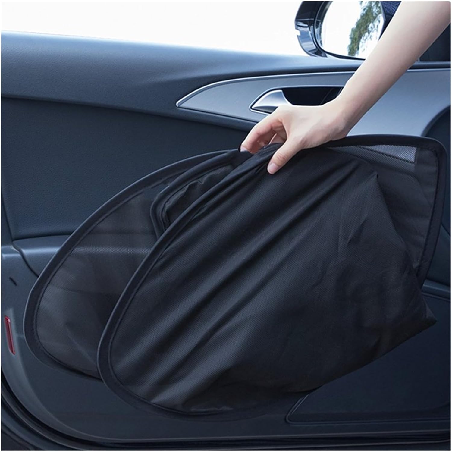 Auto Parts Magnetic Car Curtain Kit Privacy Protection Breathable Mesh Car Sun Curtain for Kia Sorento 2009-2014(Front Windows)