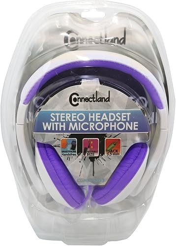 Miniatura 7 de Connectland - Auriculares con cable de 0.138 pulgadas (0.138 in), diadema ligera y ajustable para niños, adolescentes y adultos. Tableta iPhone