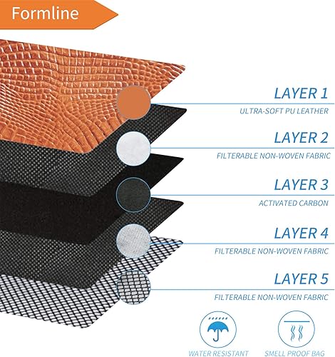 Miniatura 9 de Bolsas a prueba de olores con cerradura de combinación, contenedor de bolsa a prueba de olores, 6 x 9 pulgadas, bolsa a prueba de olores para