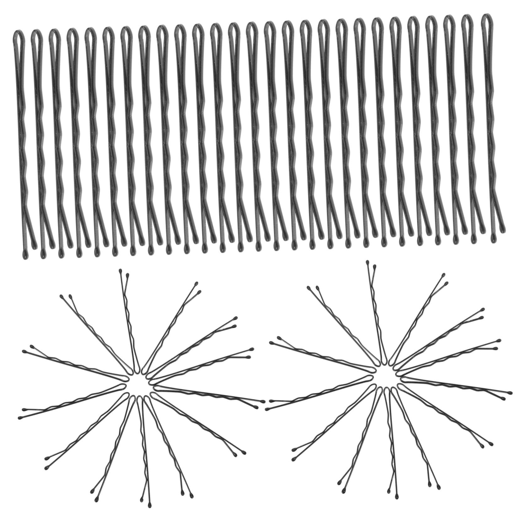 FRCOLOR 2500 pièces disque carte de cheveux épingles à cheveux Bobby Feuilles Clips Femmes Épingle à cheveux Pinces à cheveux pour filles Accessoires de cheveux pour filles Cheveux pour femmes Métal