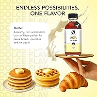 Vista 30 de Dolce Flav Cotton Candy Extract – Kosher, Sugar-Free, Concentrated Carnival-Style Flavoring for Baking, Frostings & Drinks, Includes Measured