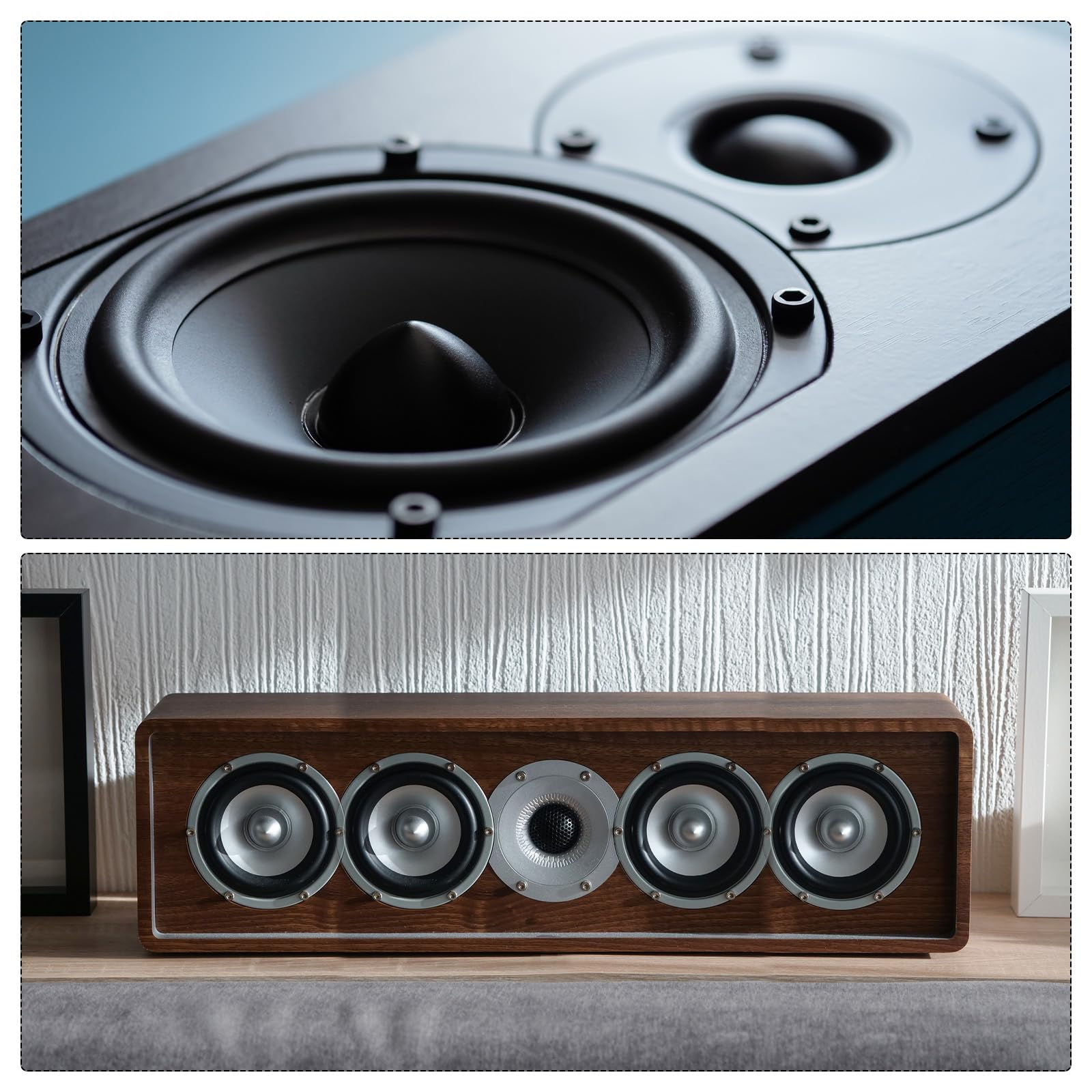 2 Anelli In Gomma Per Altoparlanti Da 12" – Diametro Interno 220mm, Esterno 292mm, Per Riparazione Subwoofer E DIY