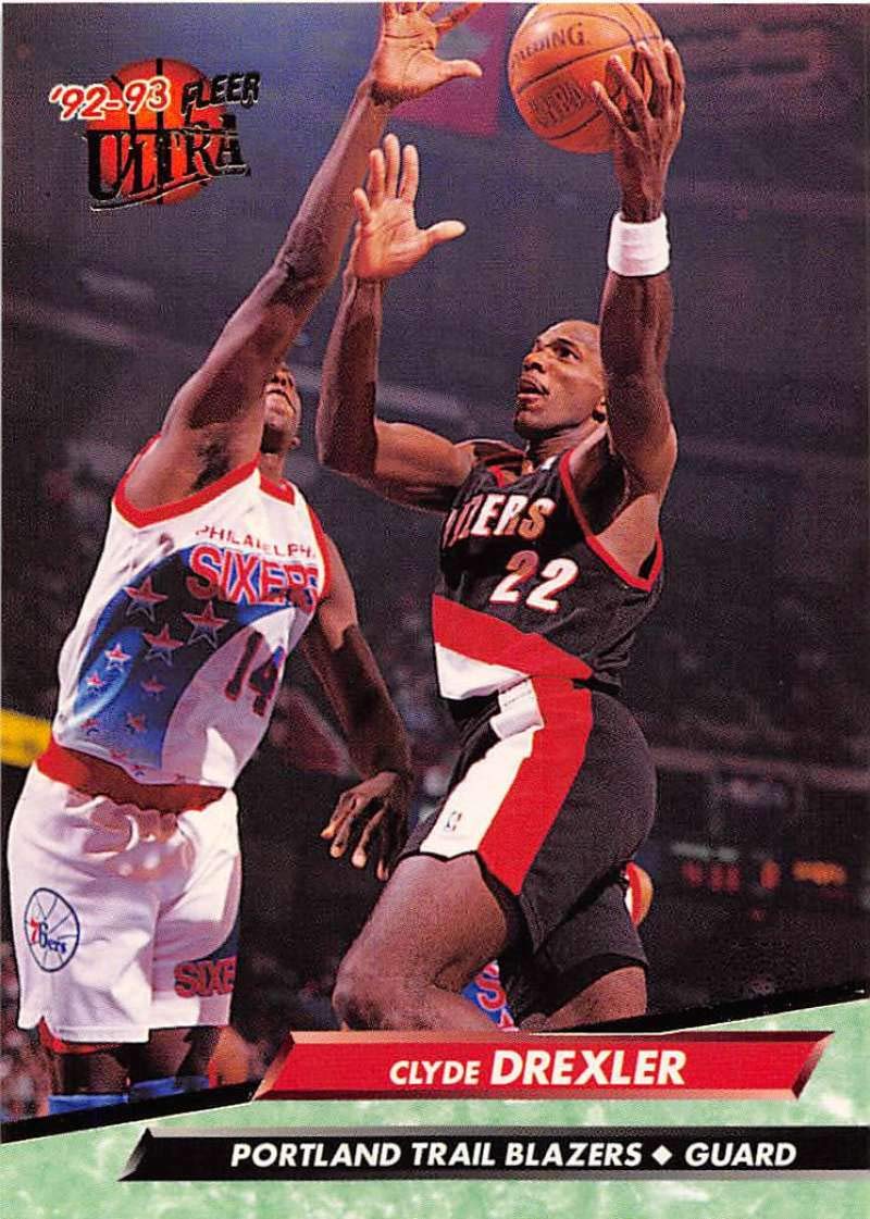 Amazon.com: 1992-93 Ultra #149 Clyde Drexler NM-MT Portland Trail 