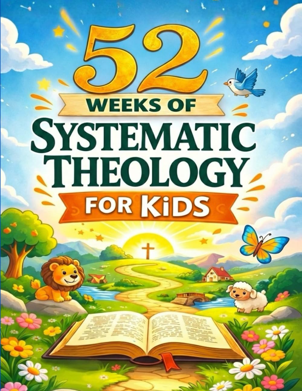 52 WEEKS OF SYSTEMATIC THEOLOGY FOR KIDS: A Full-Year Christian Workbook for Kids Ages 6–10 to Learn Bible Truths One Week at a Time      Paperback – February 27, 2026