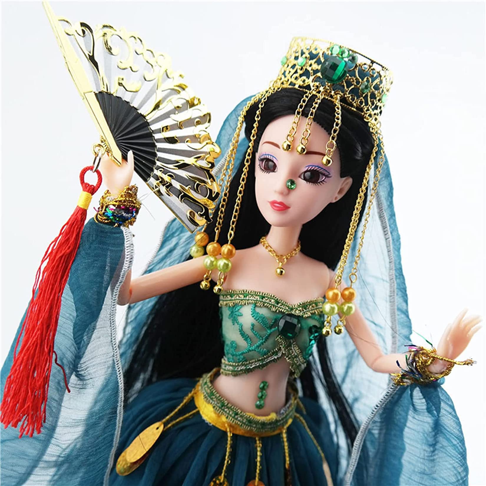 Amazon | Jayiaine オリエンタルデコレーションドール 3Dダンサー人形