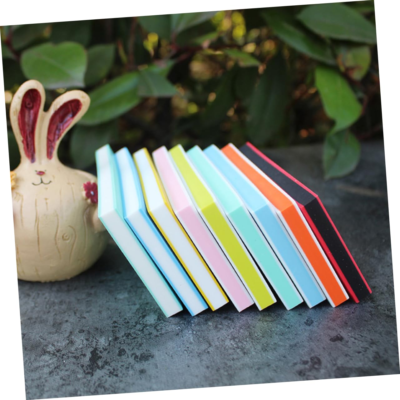 Lurrose 10pezzi Stampo Gomma Artigianale per Strumenti per Incisione su Mattonelle di Gomma per Scrapbooking e Progetti Creativi Colore Casual