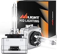 Vista 1 de Nilight D1S HID Headlight Bulb, 6000K Diamond White D1S Bulb Super Bright High Low Beam Xenon Headlights Replacement, 2-Pack