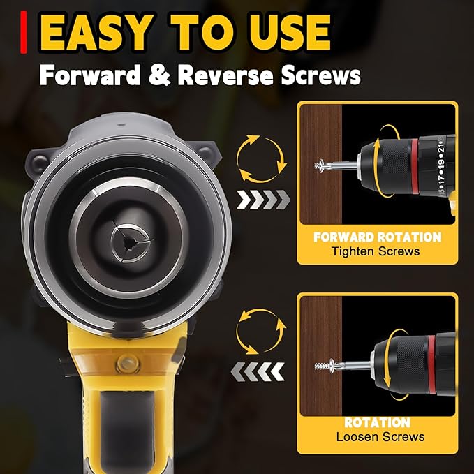 Taladro Atornillador Inalámbrico DEVONIC 21V Sin Escobillas 2 Baterías miniatura 4